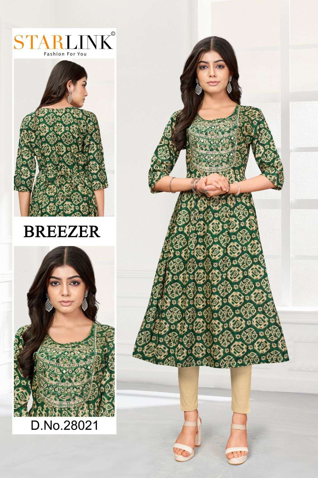 STARLINK BREEZER Kurti Wholesale catalog