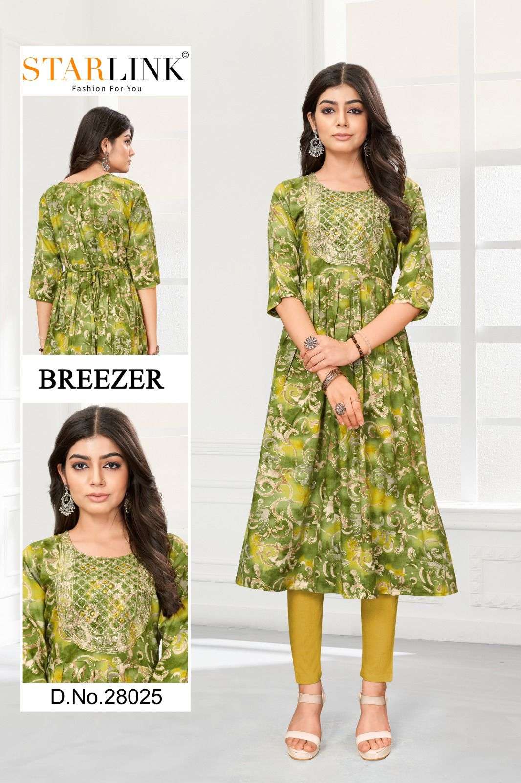 STARLINK BREEZER Kurti Wholesale catalog