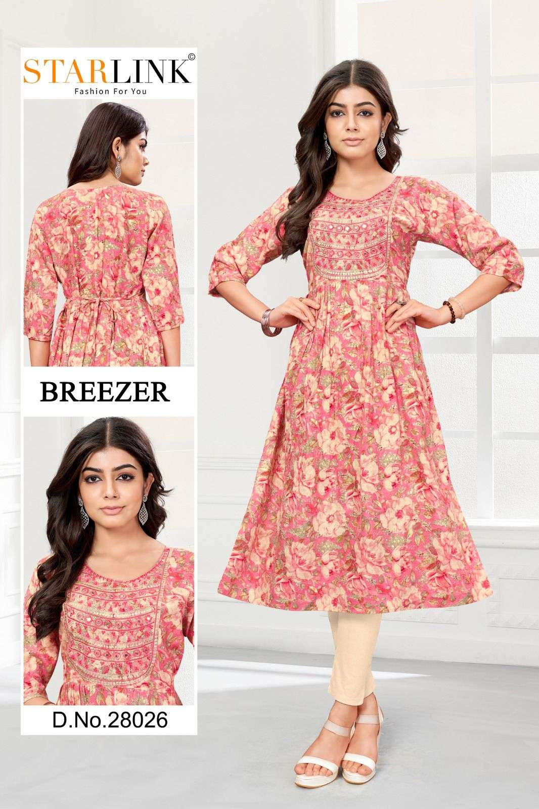 STARLINK BREEZER Kurti Wholesale catalog