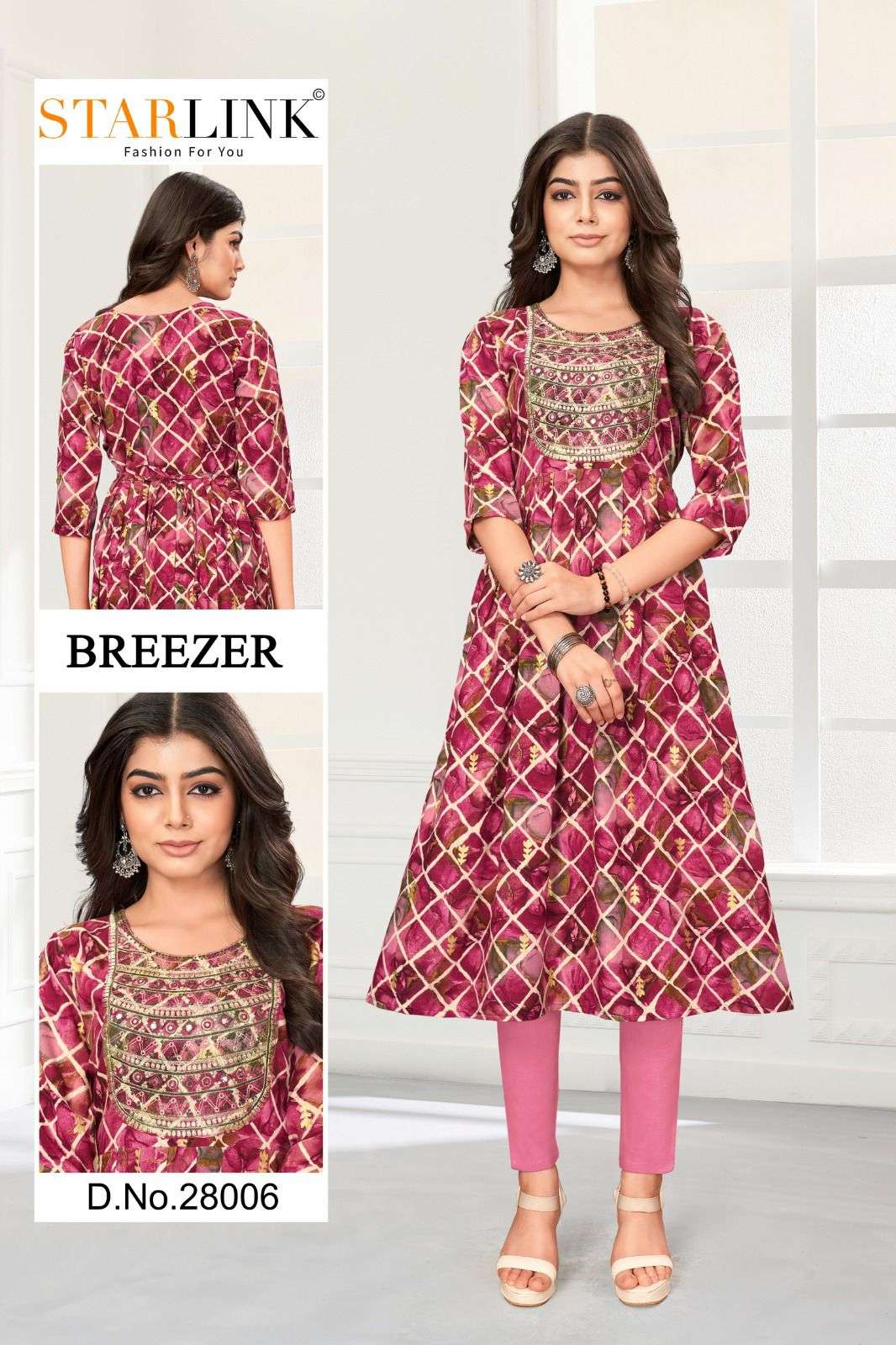 STARLINK BREEZER Kurti Wholesale catalog