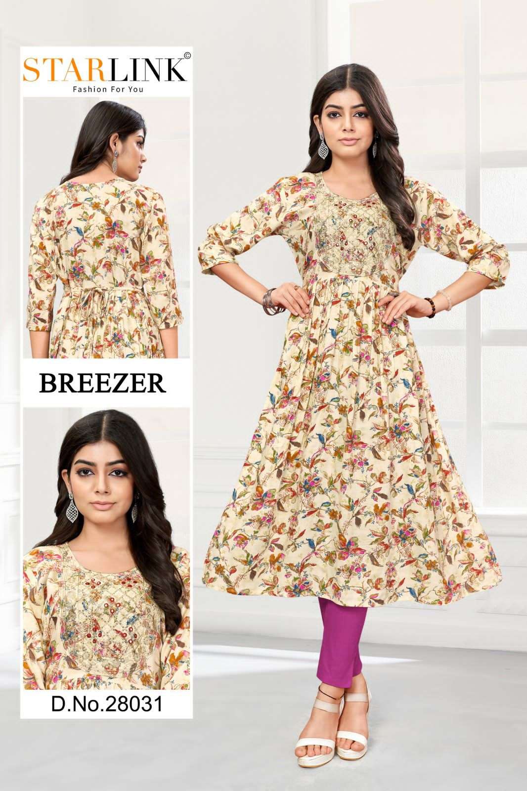 STARLINK BREEZER Kurti Wholesale catalog