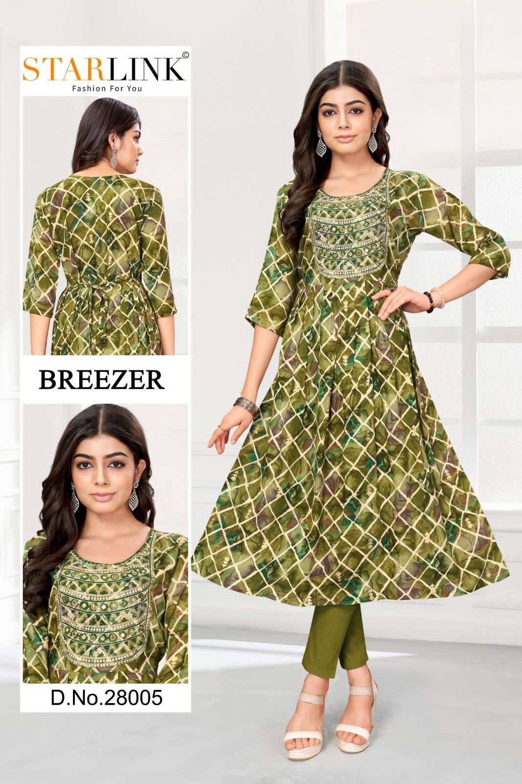 STARLINK BREEZER Kurti Wholesale catalog