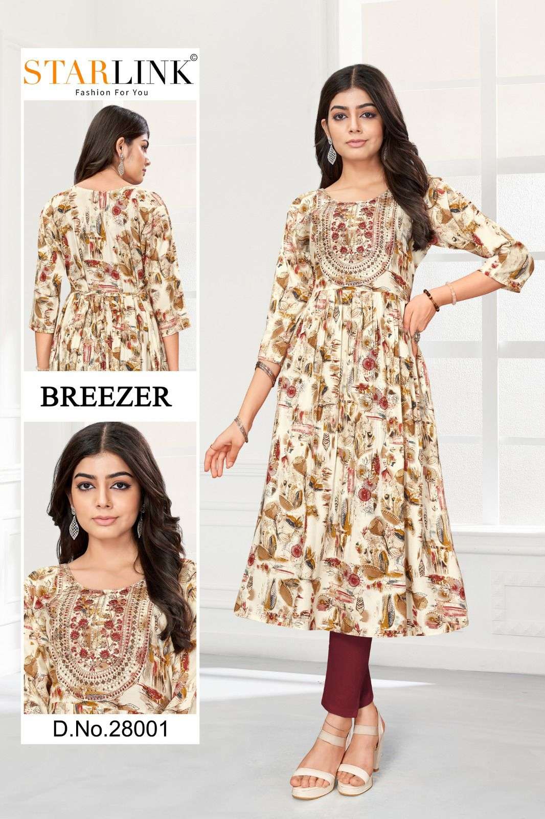 STARLINK BREEZER Kurti Wholesale catalog