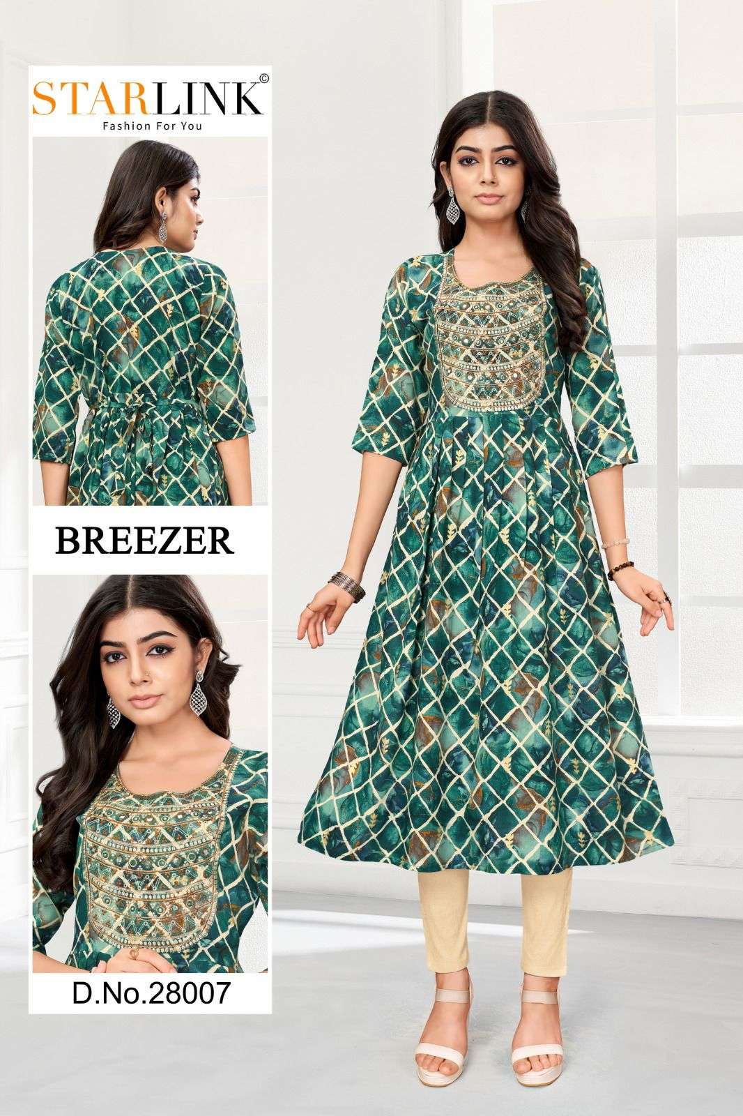 STARLINK BREEZER Kurti Wholesale catalog