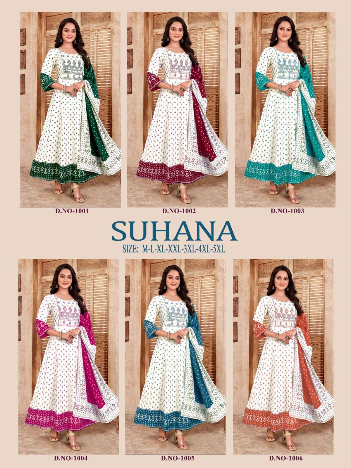 SUHANA 14 KG RAYON Kurti Wholesale catalog