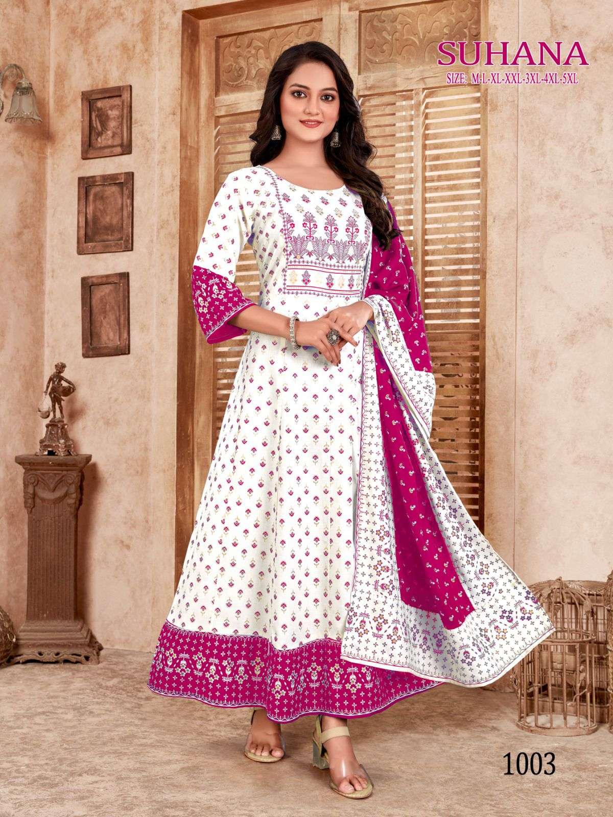 SUHANA 14 KG RAYON Kurti Wholesale catalog