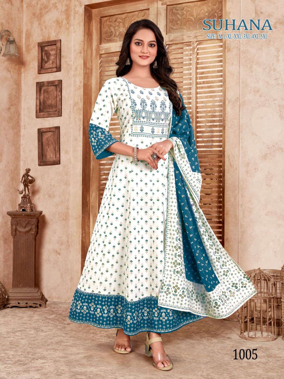 SUHANA 14 KG RAYON Kurti Wholesale catalog