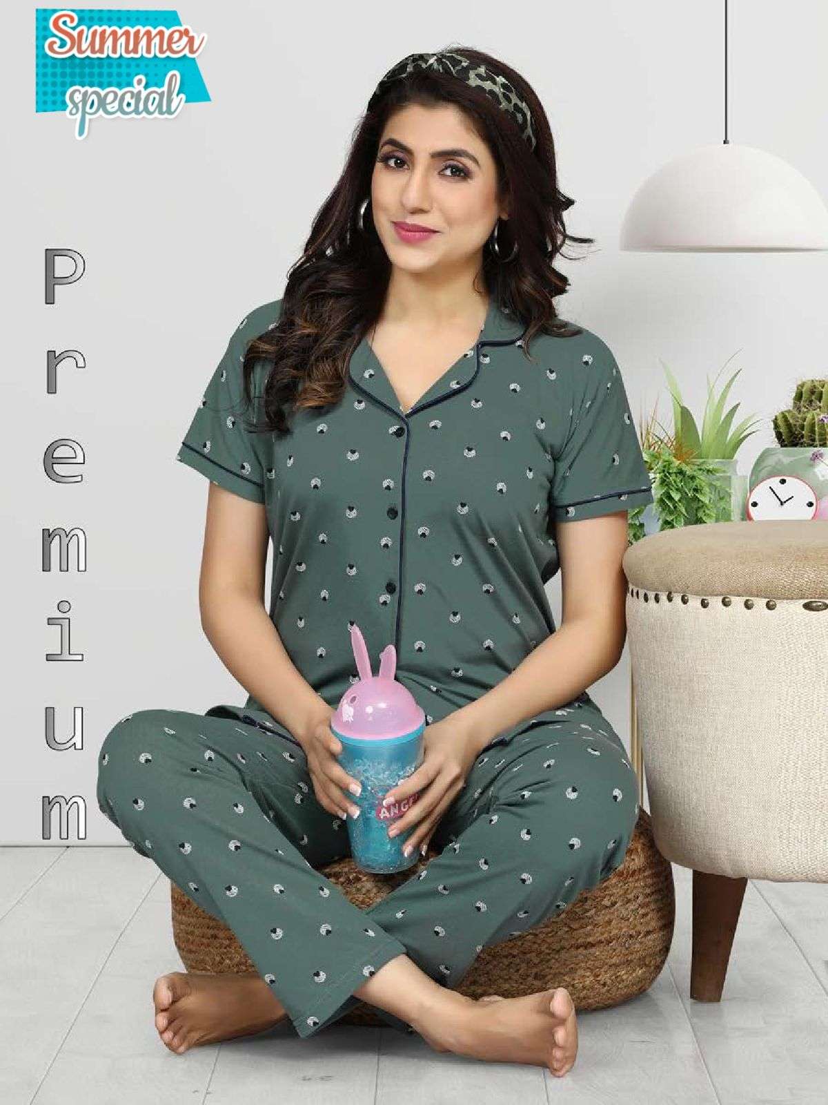 SUMMER SPECIAL C.NS VOL.D288 SD Collar Night Suits Wholesale catalog