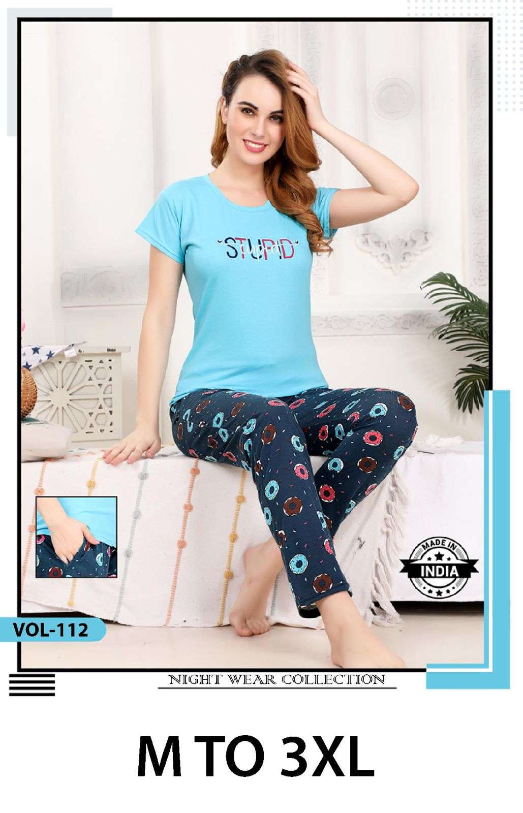 SUMMER SPECIAL VOL.DN112 Night suits Wholesale catalog