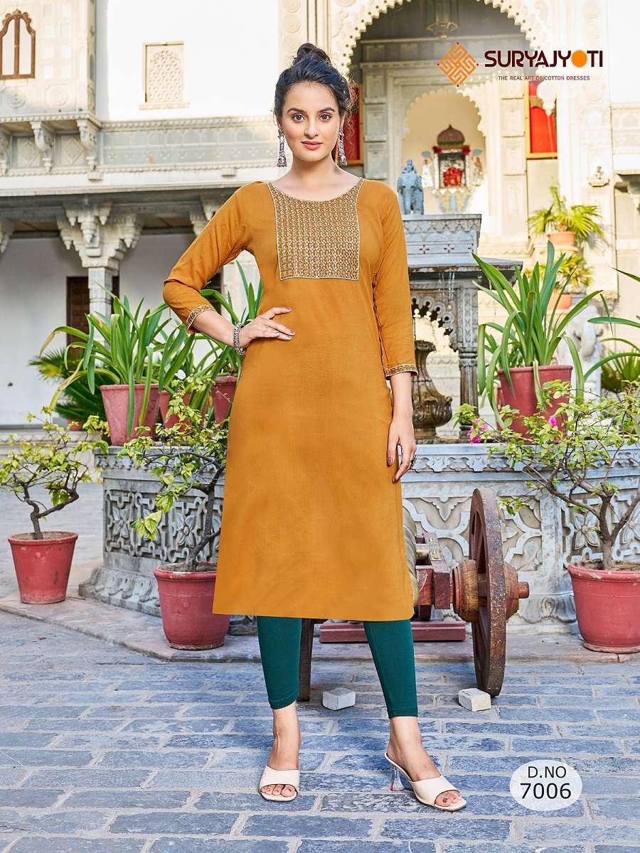 Suryajyoti Nirja Advance Vol-7 – Only Kurties - Wholesale Catalog