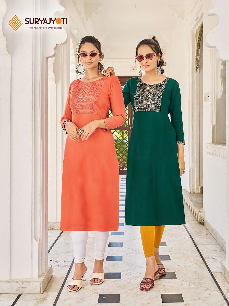 Suryajyoti Nirja Advance Vol-7 – Only Kurties - Wholesale Catalog