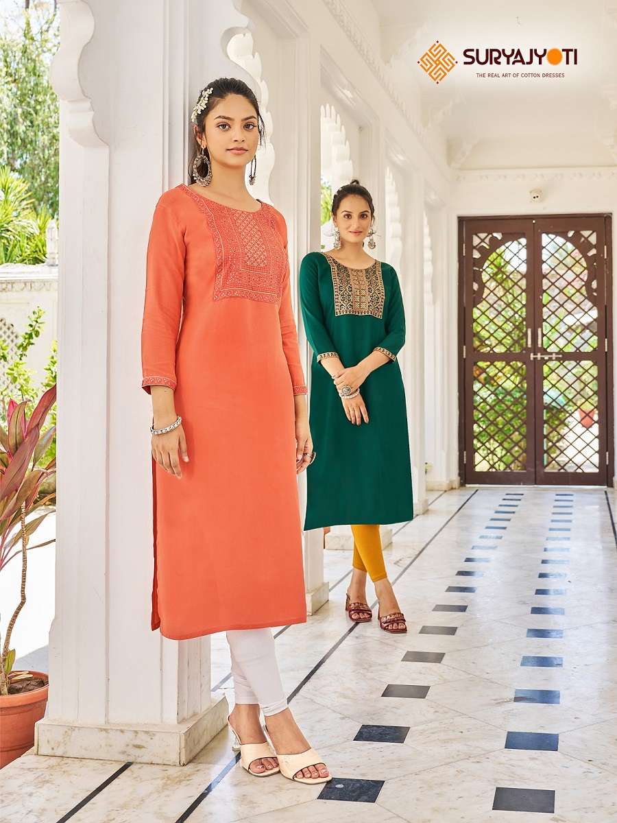 Suryajyoti Nirja Advance Vol-7 – Only Kurties - Wholesale Catalog