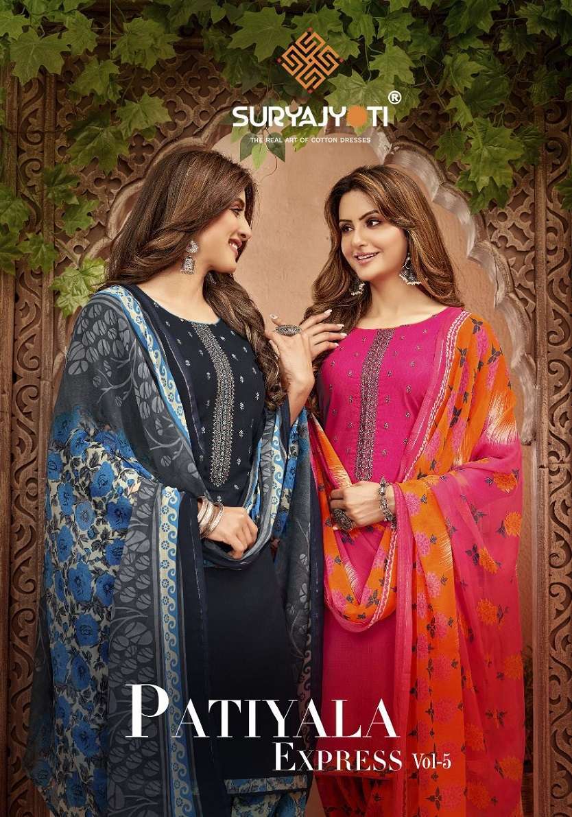 Suryajyoti Patiyala Express Vol-5 – Dress Material