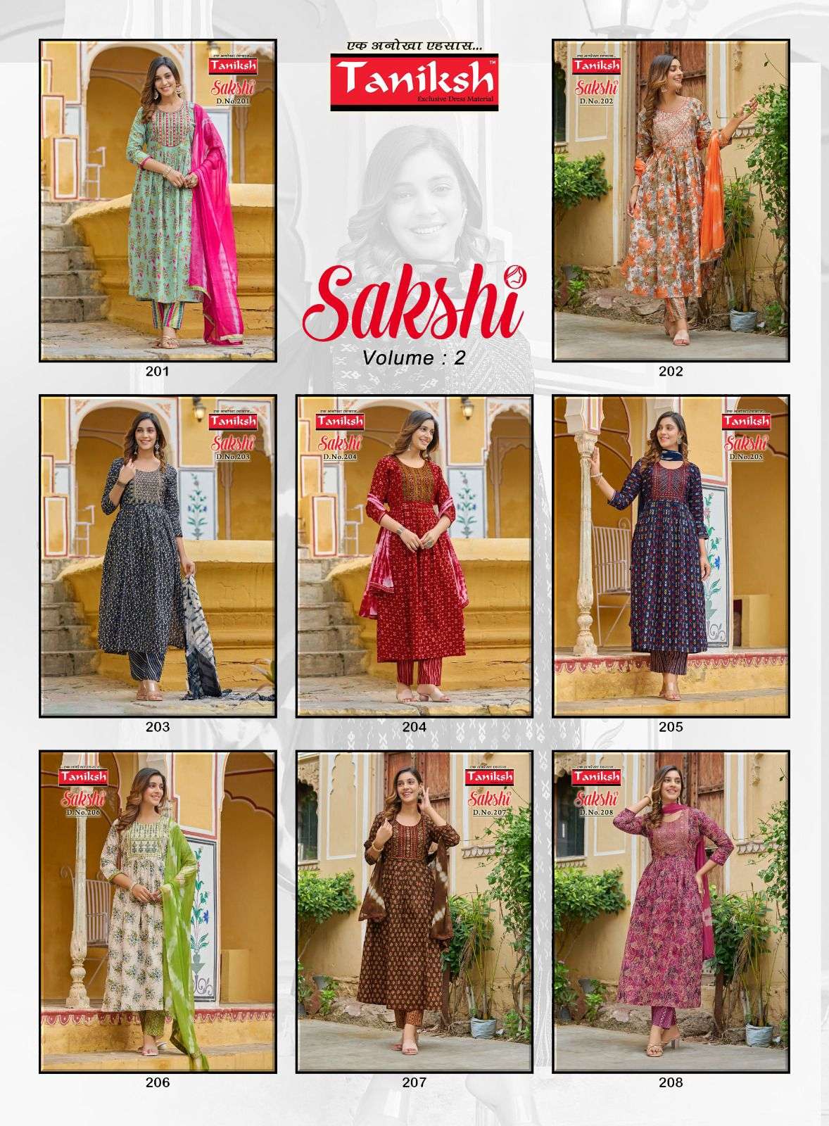 TANIKSH SAKSHI VOL - 2 Kurti Wholesale catalog