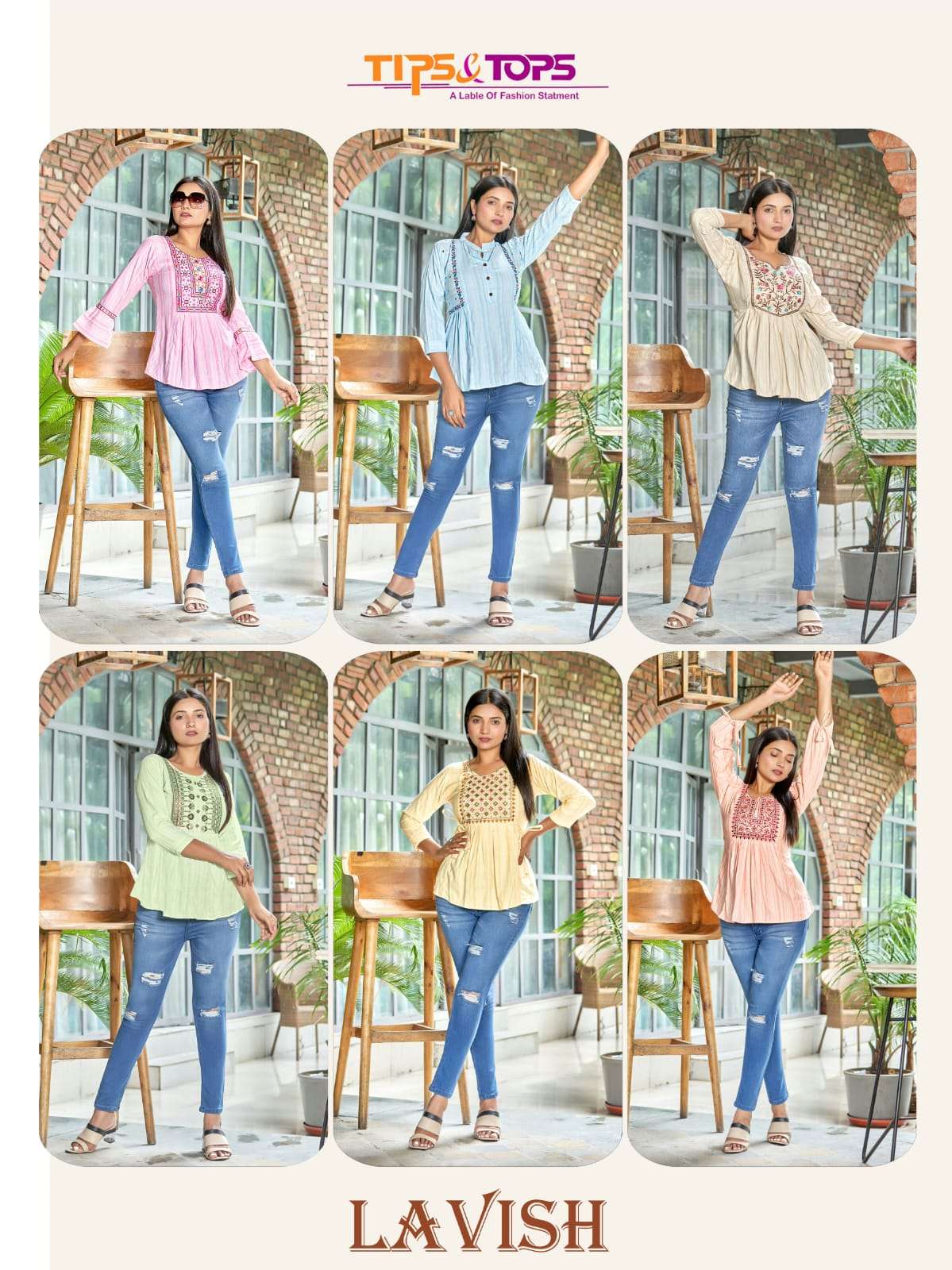 TIPS & TOPS LAVISH Kurti Wholesale catalog
