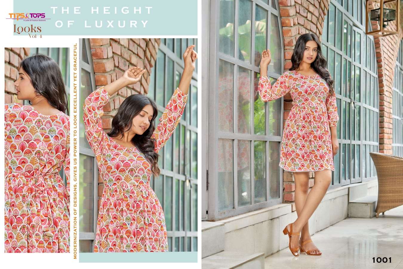 TIPS & TOPS LOOKS Vol 04 Kurti Wholesale catalog