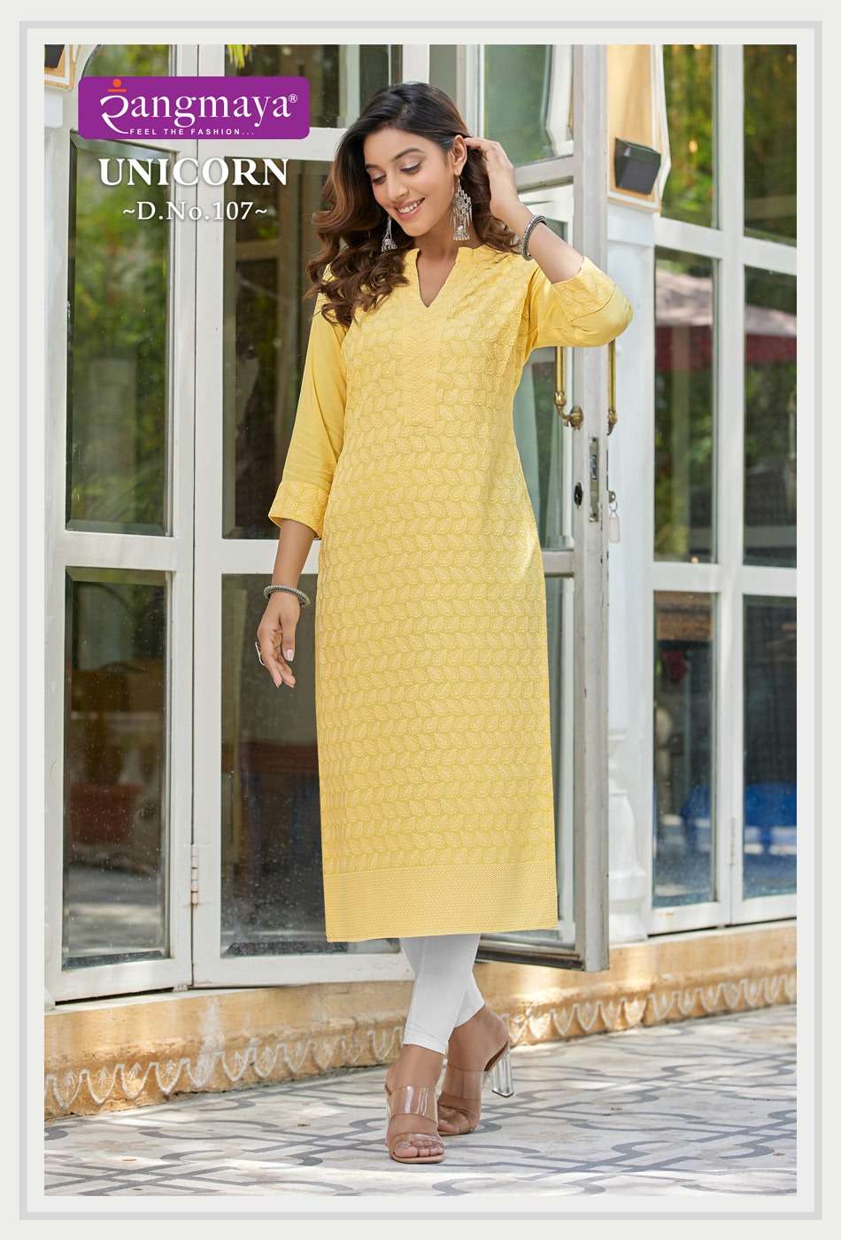 UNICORN CHIKEN WORK KURTI WHOLESALE CATALOG