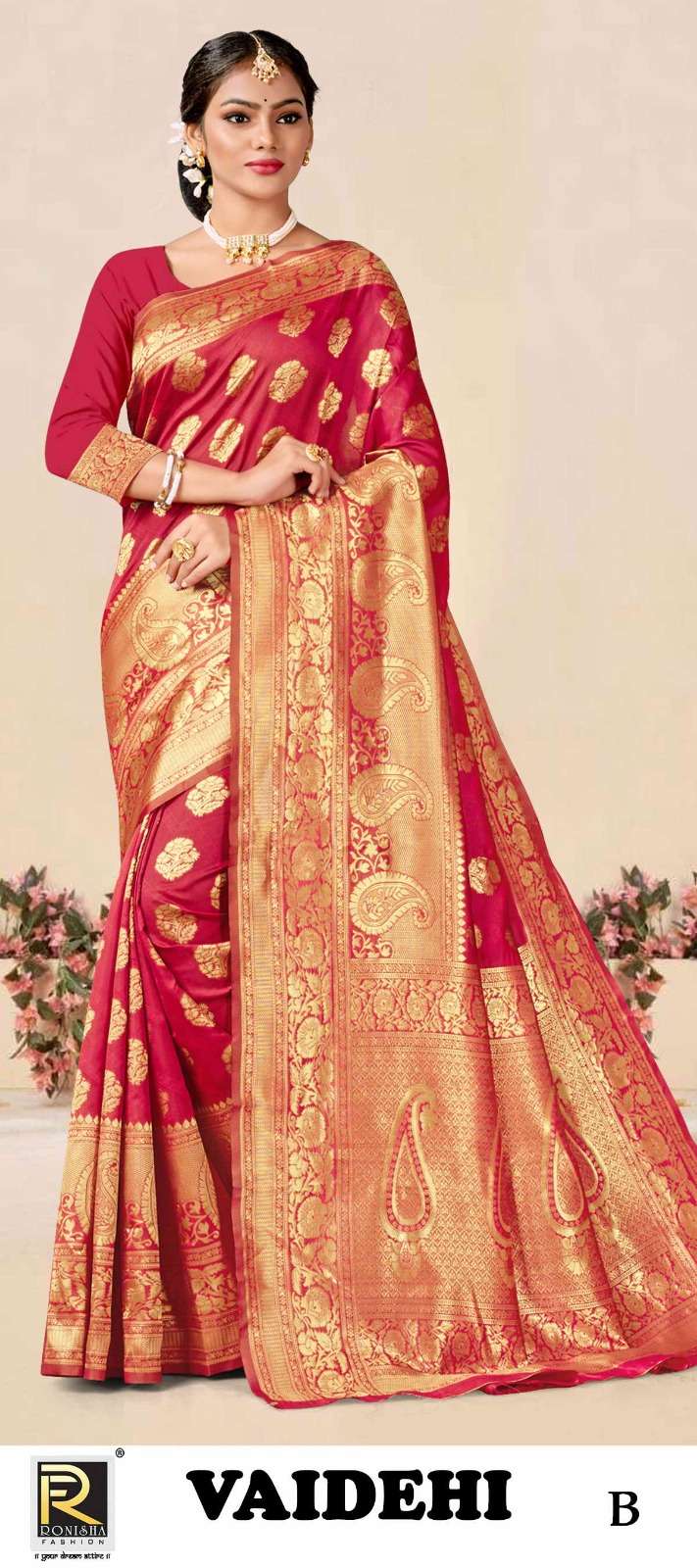 VAIDEHI  BY RONISHA SAREE SILK FABRICS SUPER HIT COLLECTION 