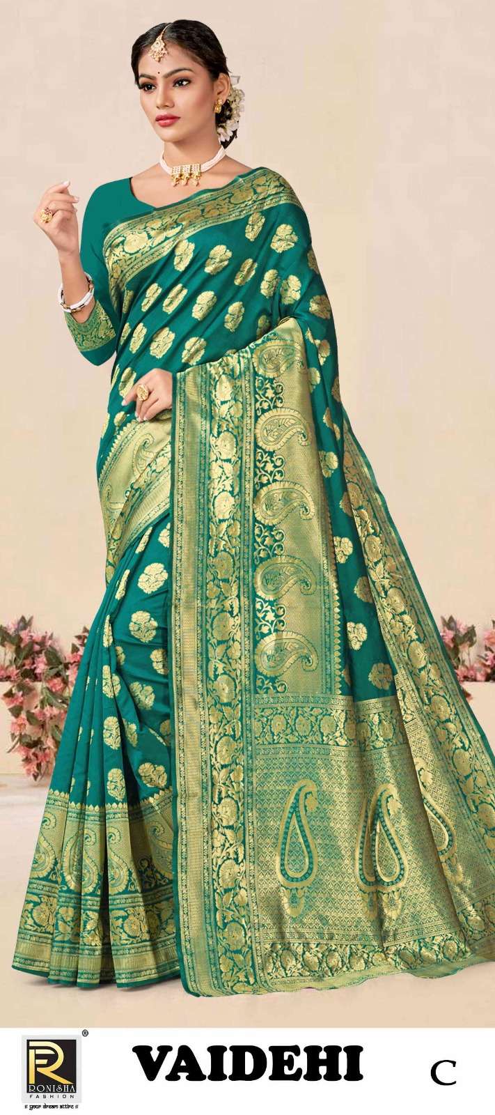 VAIDEHI  BY RONISHA SAREE SILK FABRICS SUPER HIT COLLECTION 