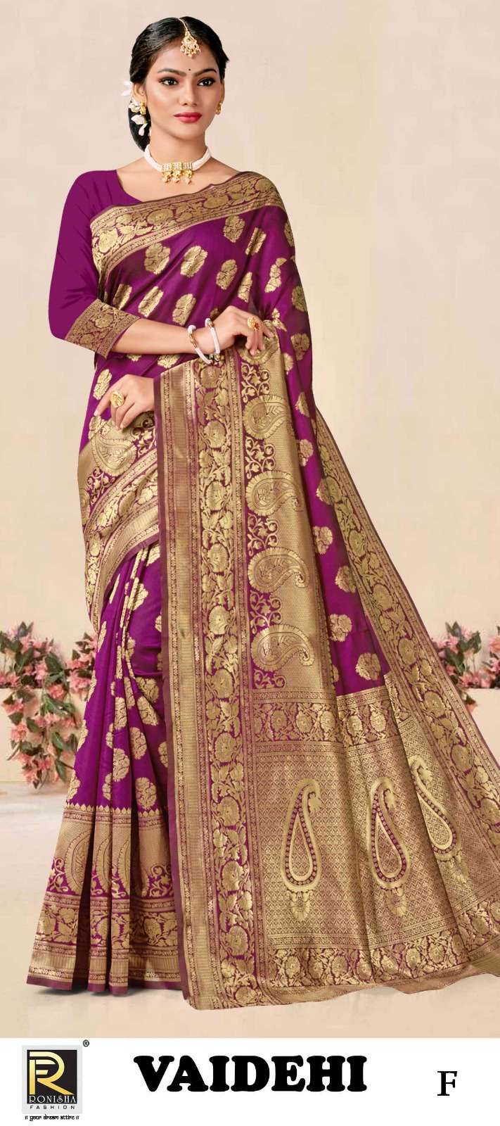VAIDEHI  BY RONISHA SAREE SILK FABRICS SUPER HIT COLLECTION 