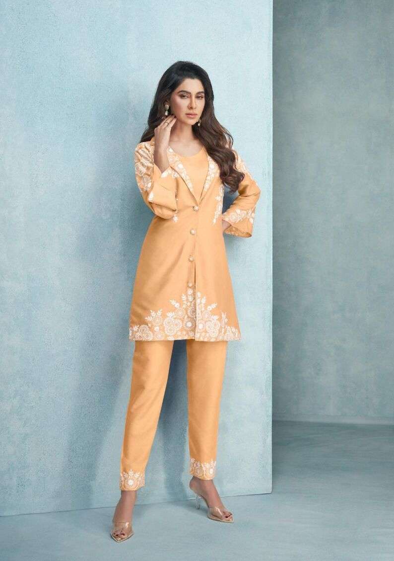 Vamika VEERA Silver Co-Ord-Set Kurti Wholesale catalog