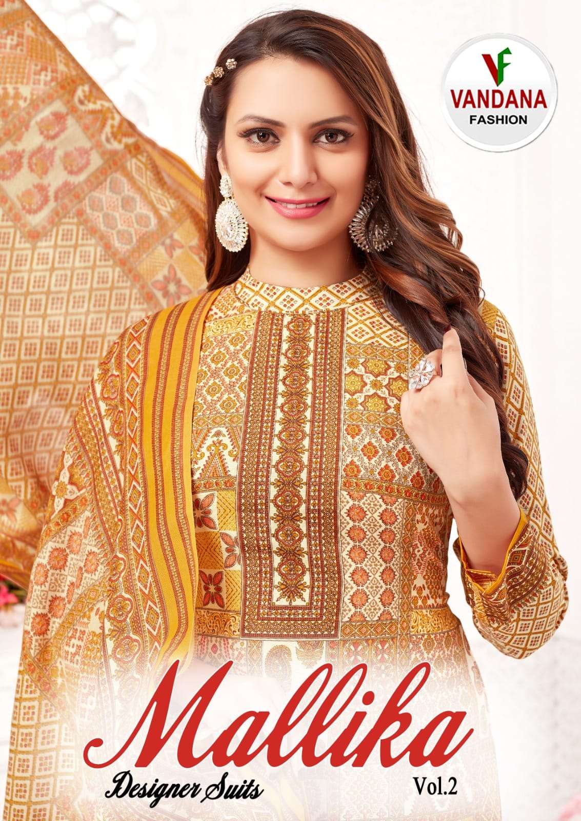 Vandana Mallika Vol-2 Dress Material