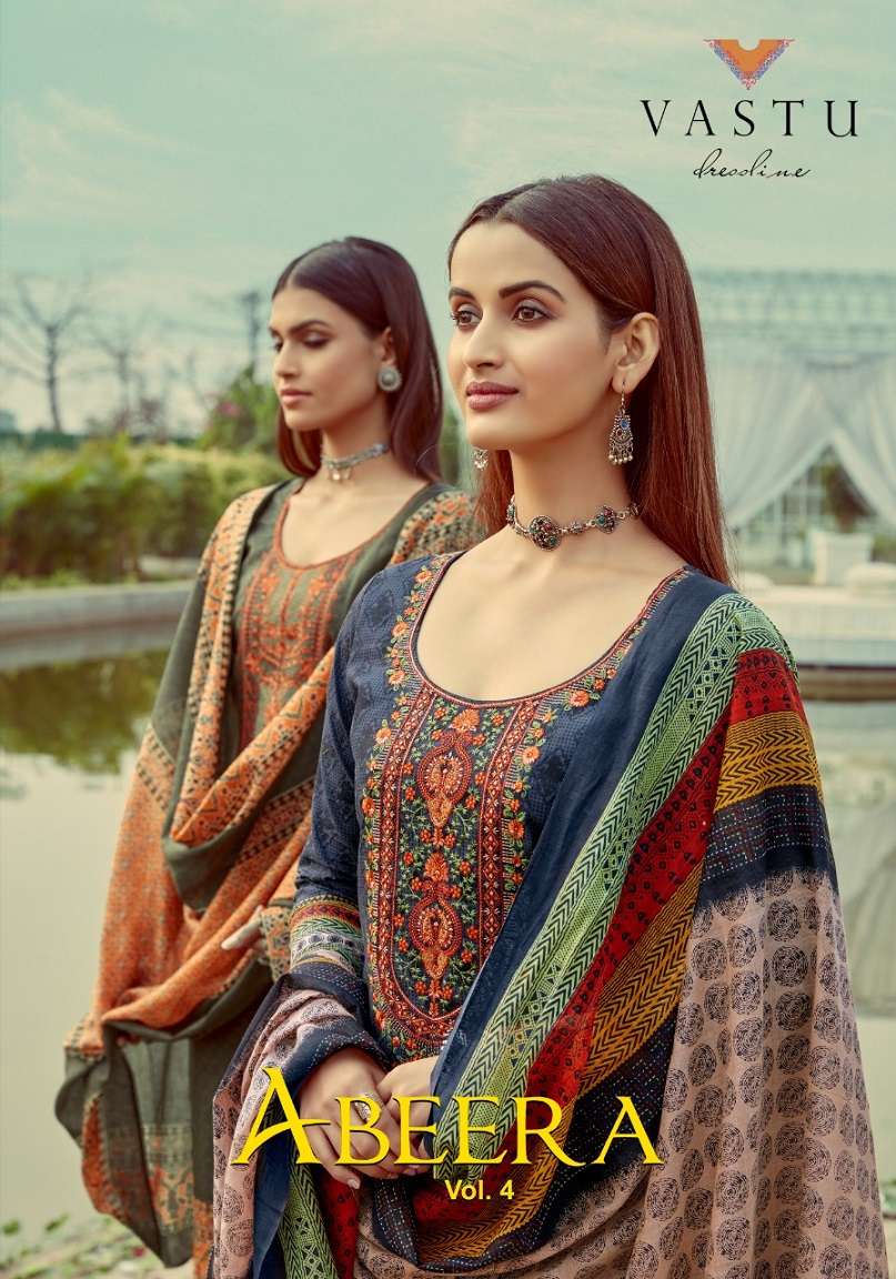 Vastu Abeera Vol-4 – Dress Material - Wholesale Catalog