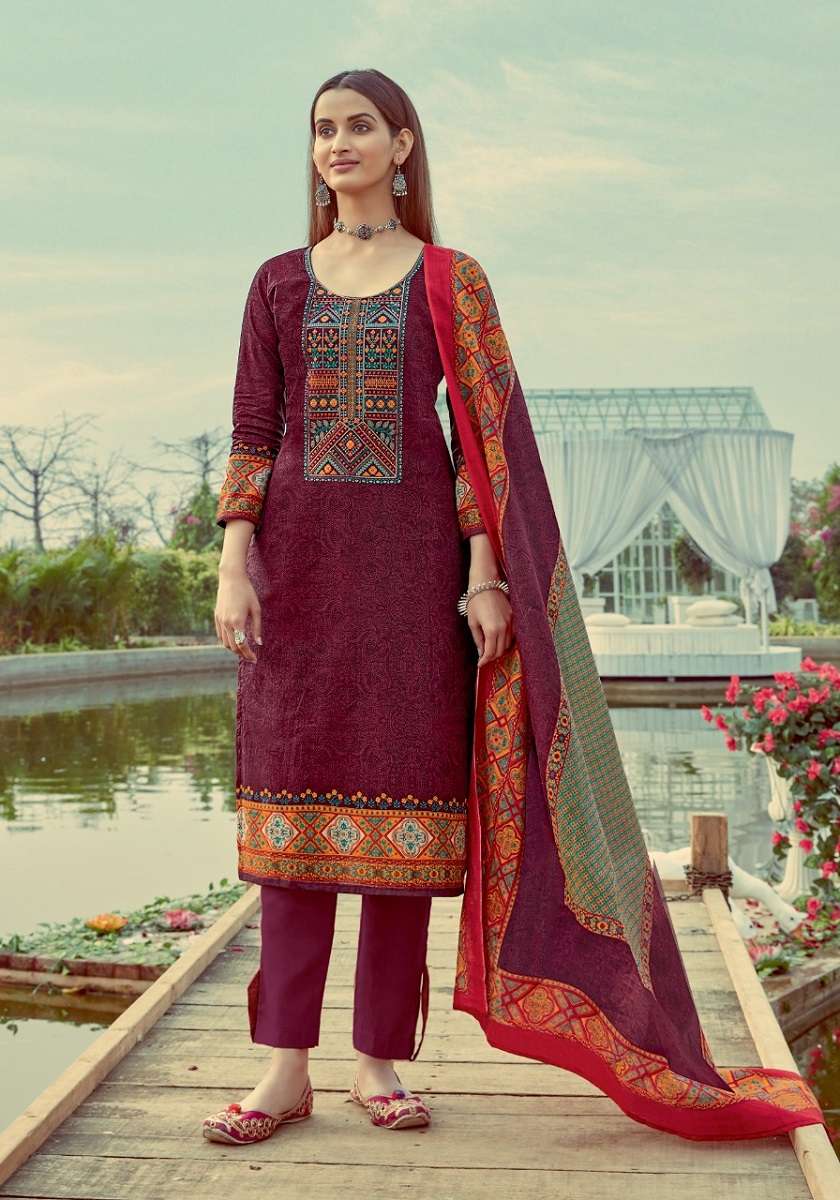 Vastu Abeera Vol-4 – Dress Material - Wholesale Catalog