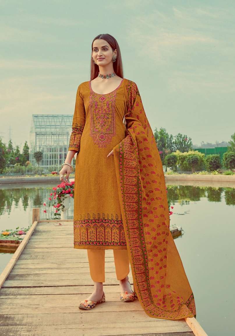 Vastu Abeera Vol-4 – Dress Material - Wholesale Catalog