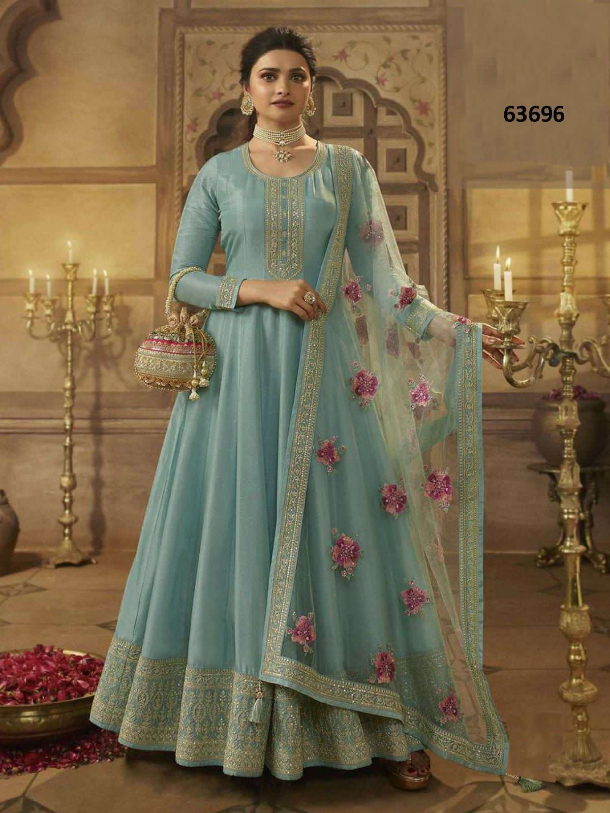 VINAY NOORMAHAL D - 63696 Dola Silk with Jari Dori Lehenga choli Wholesale catalog