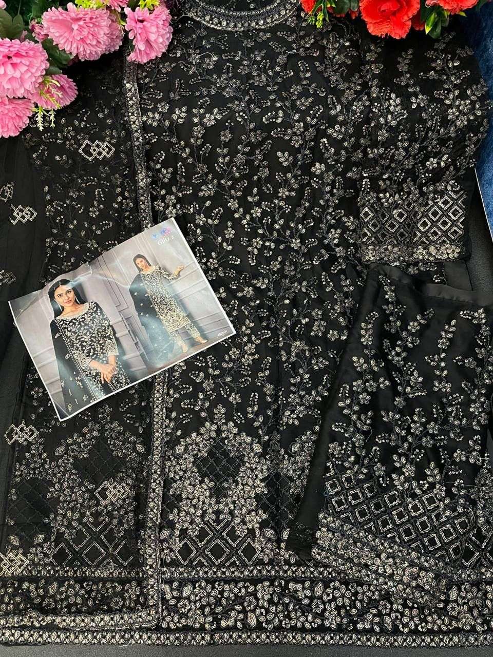 VIPUL GLITZ - 3 Dress Materials Wholesale catalog