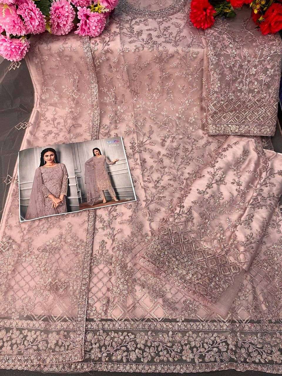 VIPUL GLITZ - 3 Dress Materials Wholesale catalog