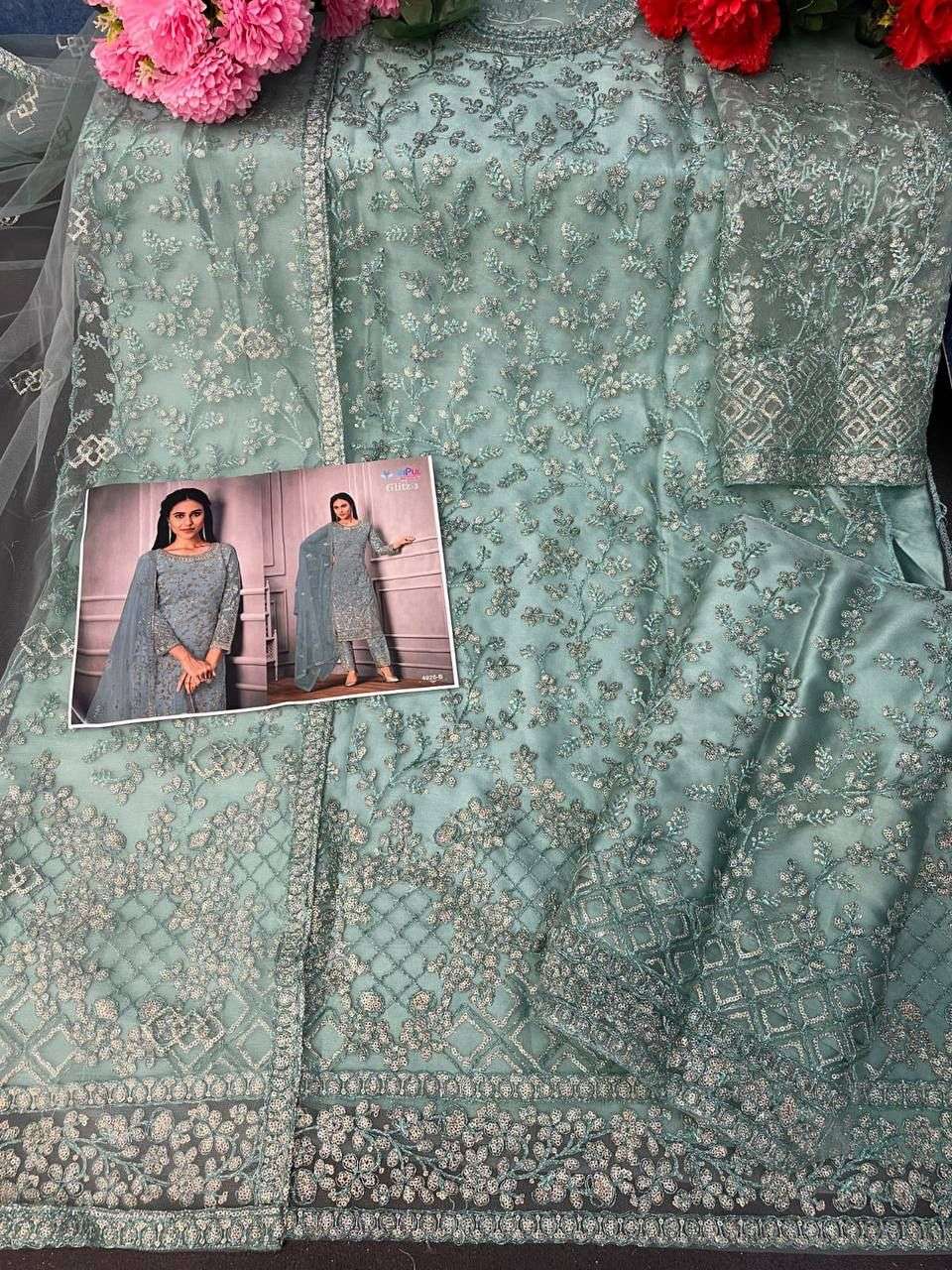 VIPUL GLITZ - 3 Dress Materials Wholesale catalog