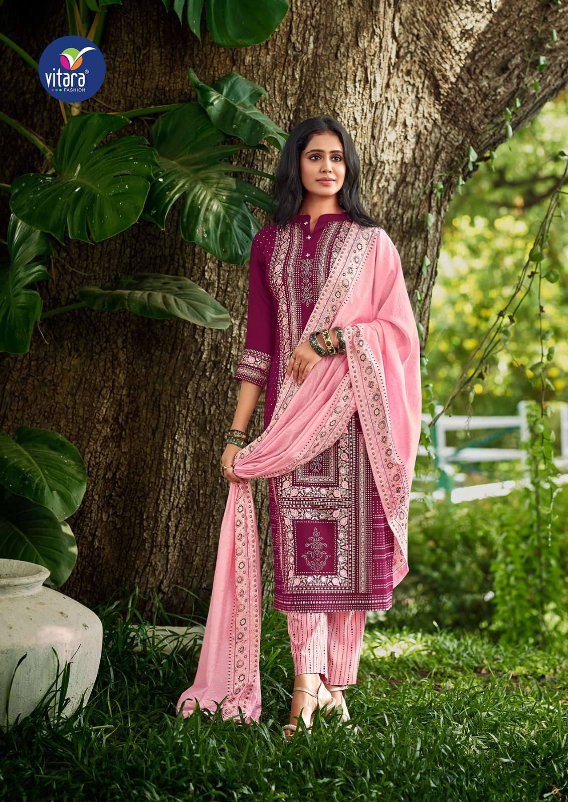 Vitara fashion CALISTO heavy reyon Kurti Wholesale catalog