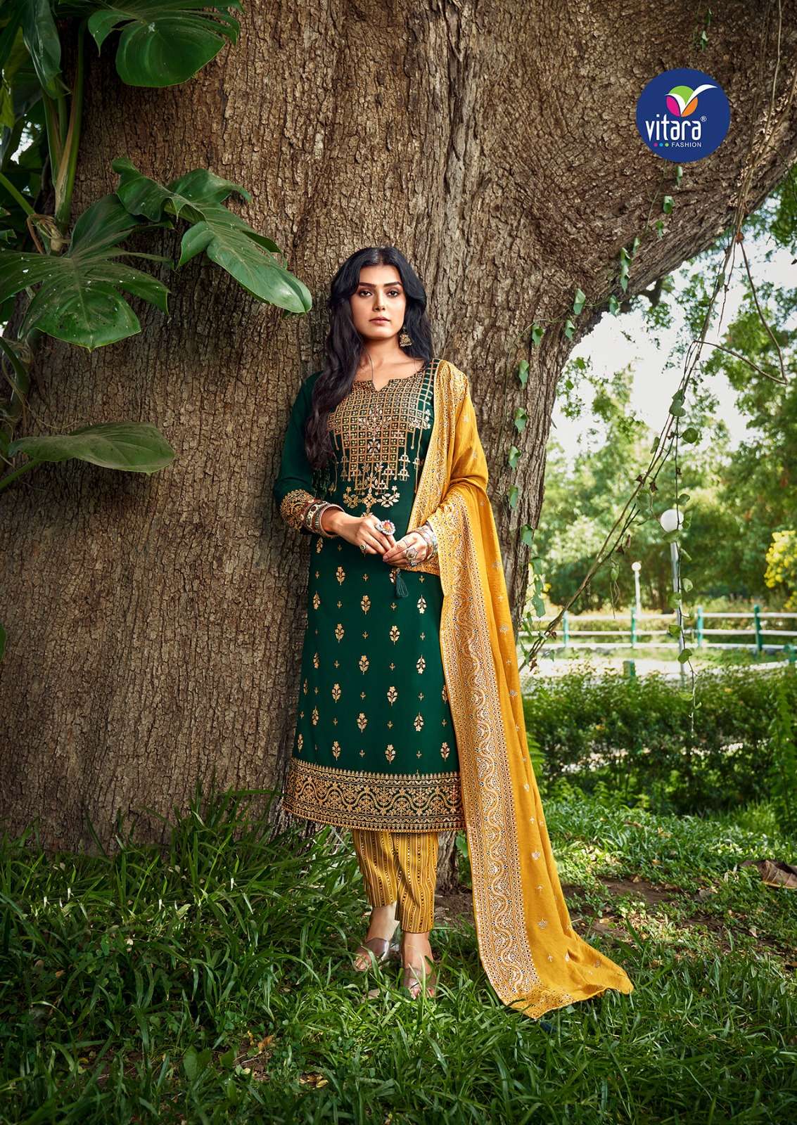 Vitara fashion CALISTO heavy reyon Kurti Wholesale catalog