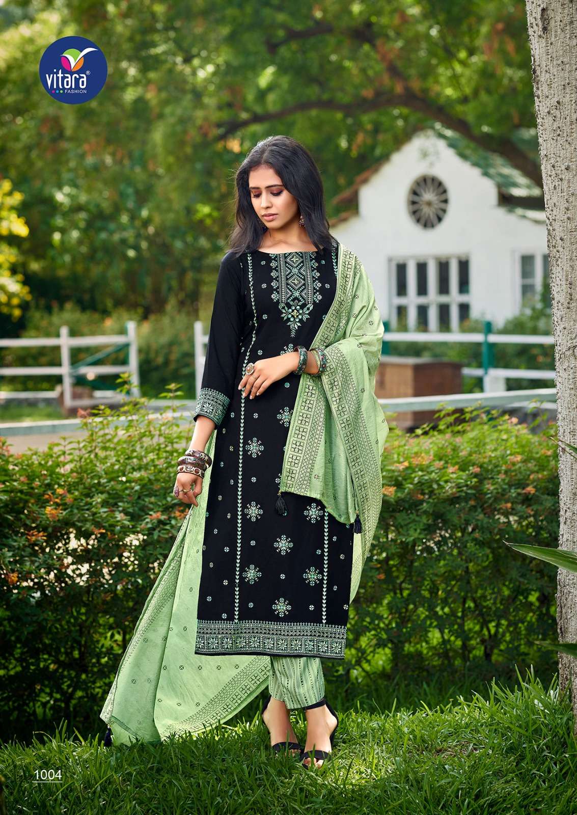 Vitara fashion CALISTO heavy reyon Kurti Wholesale catalog