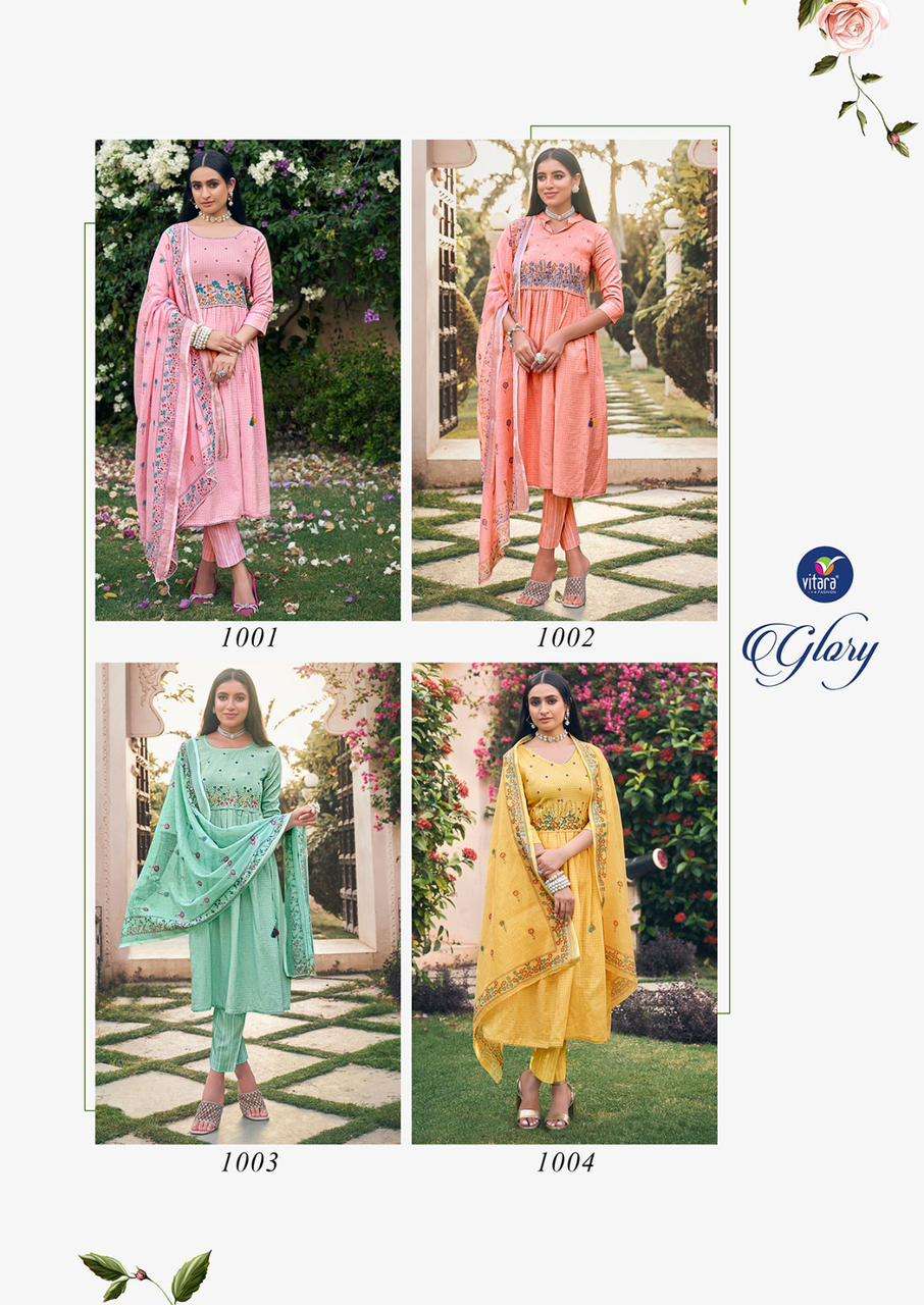 Vitara fashion GLORY Cotton Kurti Wholesale catalog