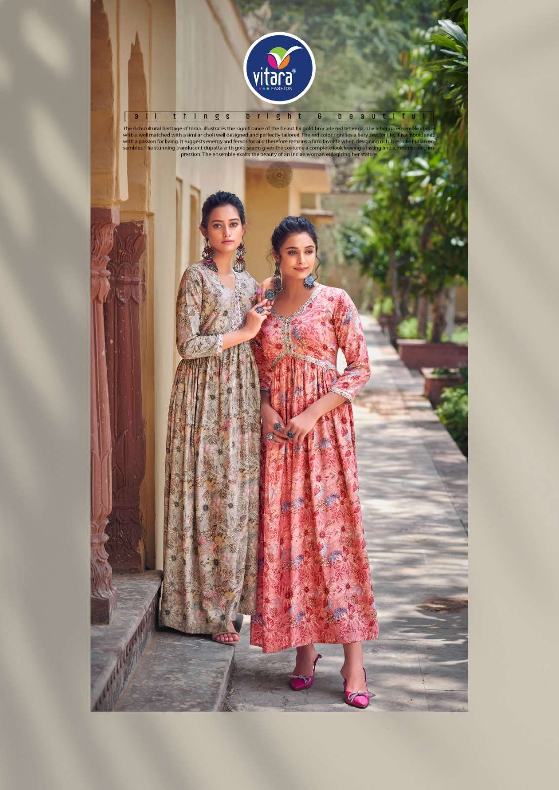 Vitara fashion RAGHINI Kurti Wholesale catalog