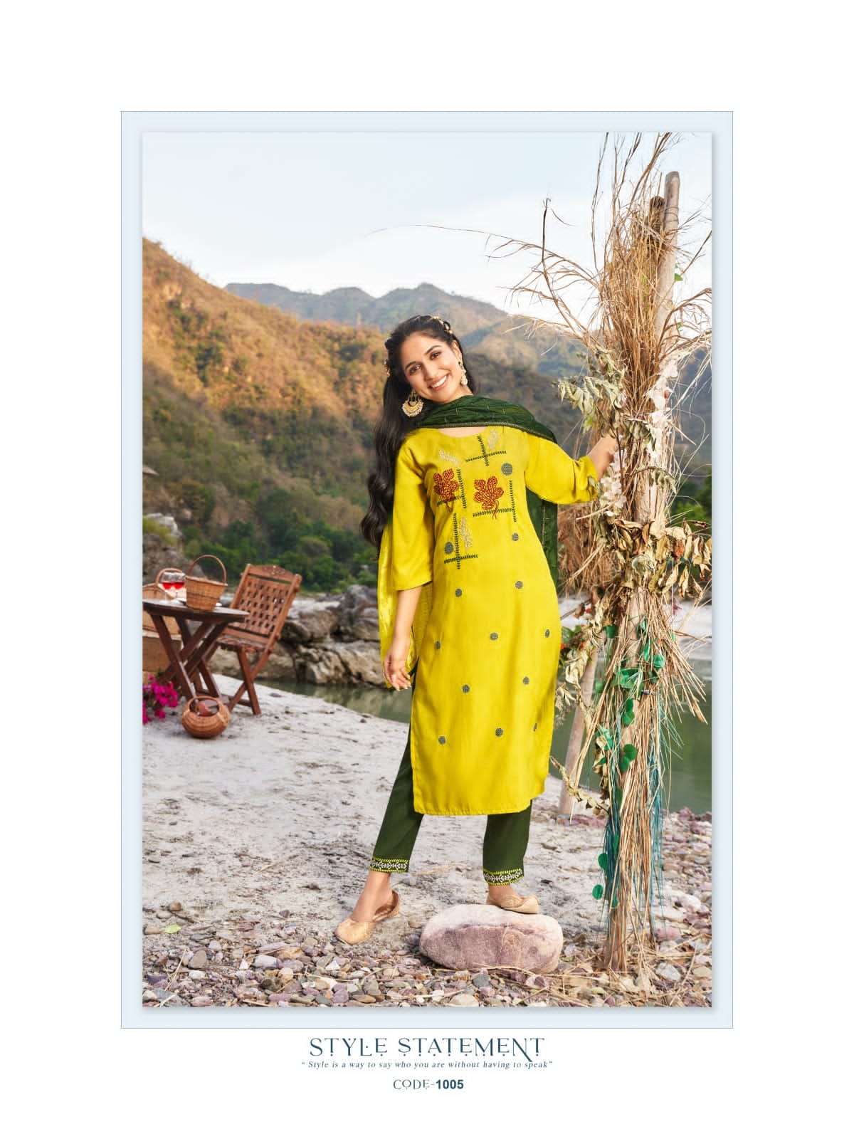 Wanna Imara  Kurti With Pant & Dupatta Wholesale catalog