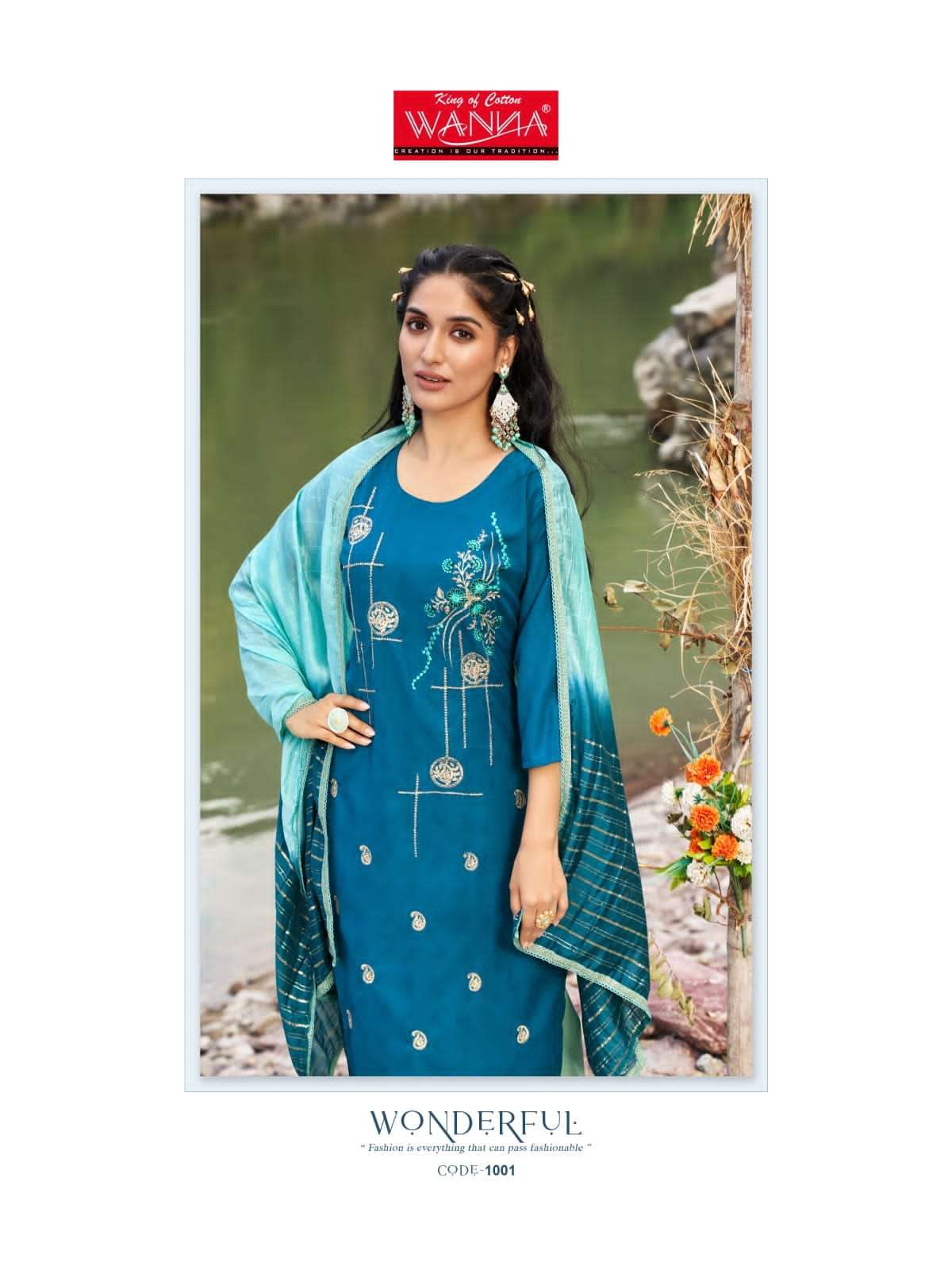 Wanna Imara  Kurti With Pant & Dupatta Wholesale catalog