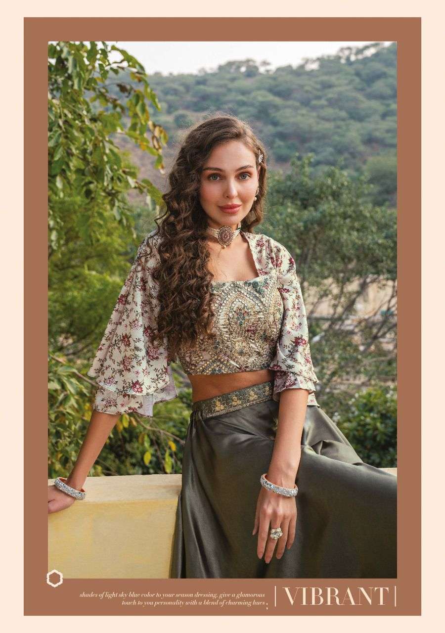 WANNA SABAH CROP TOP  Gown Kurti Wholesale catalog