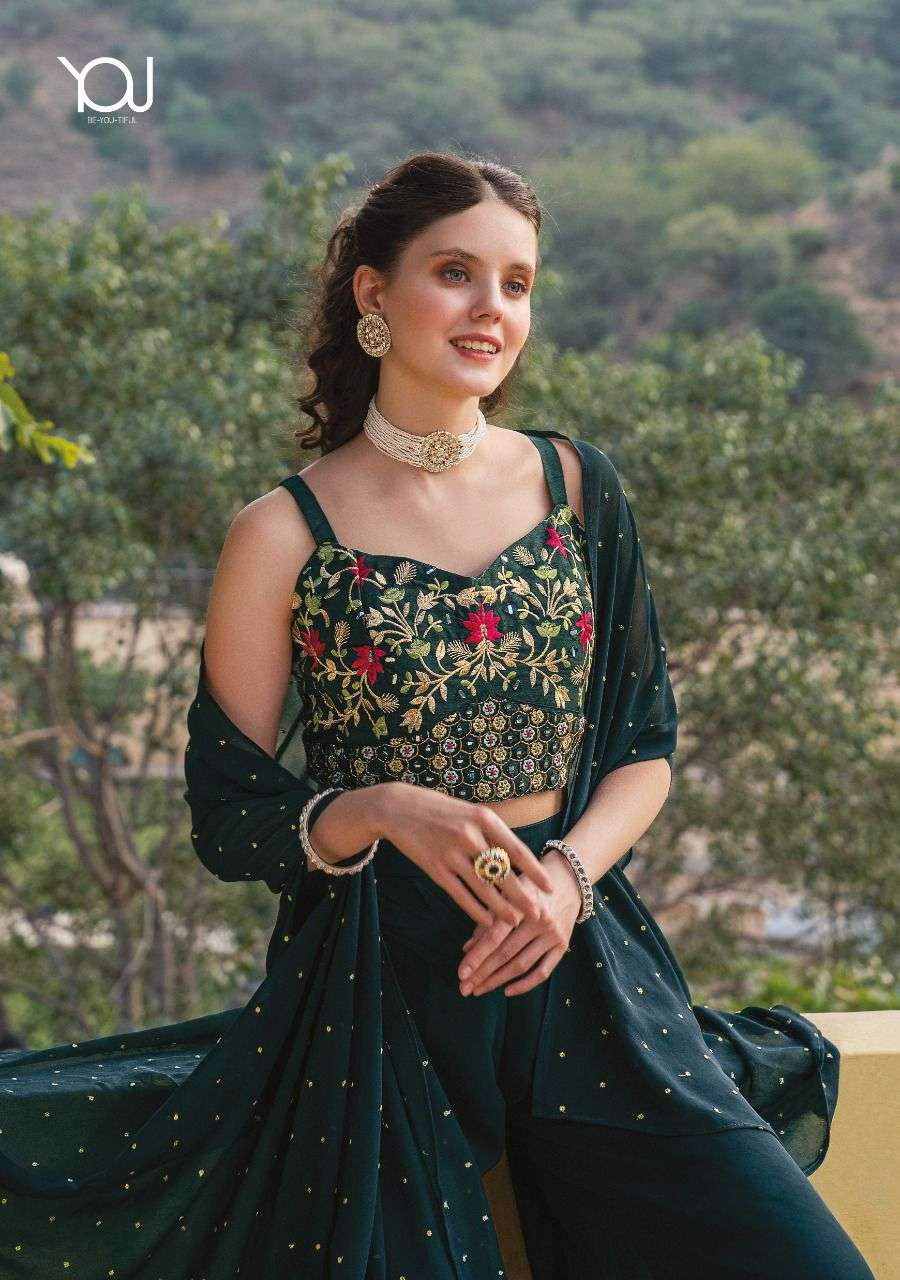 WANNA SABAH CROP TOP  Gown Kurti Wholesale catalog