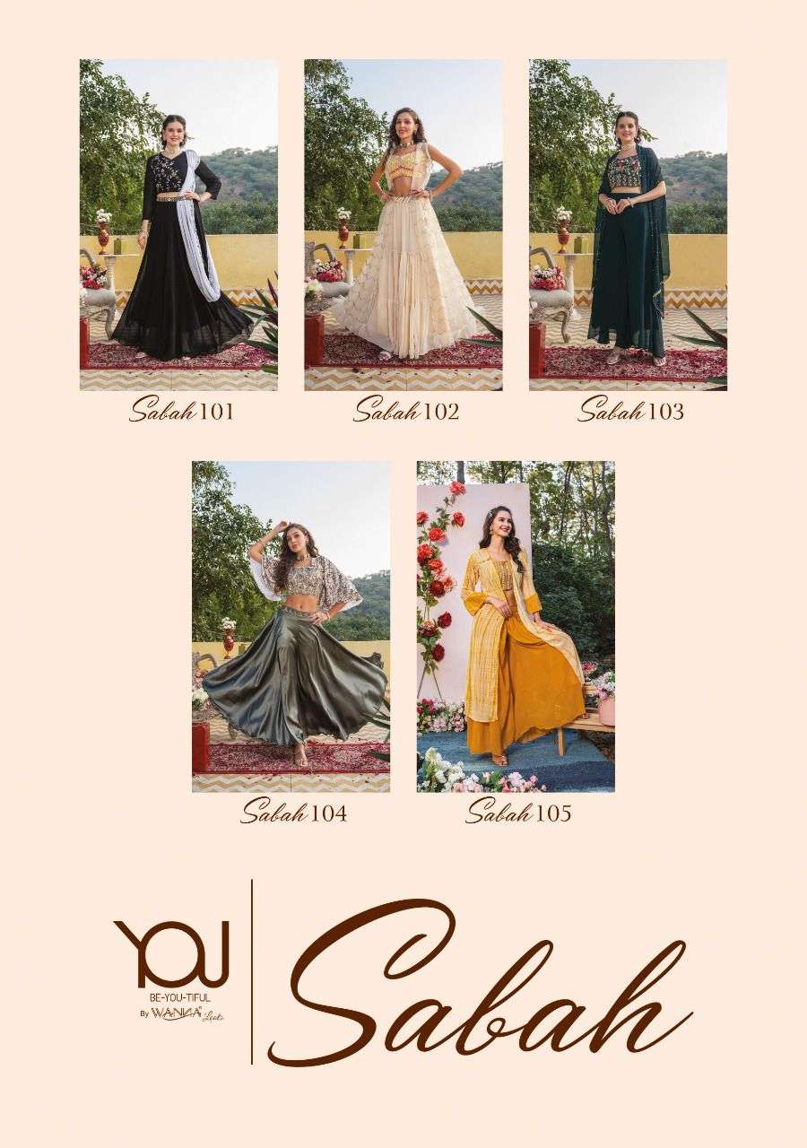 WANNA SABAH CROP TOP  Gown Kurti Wholesale catalog