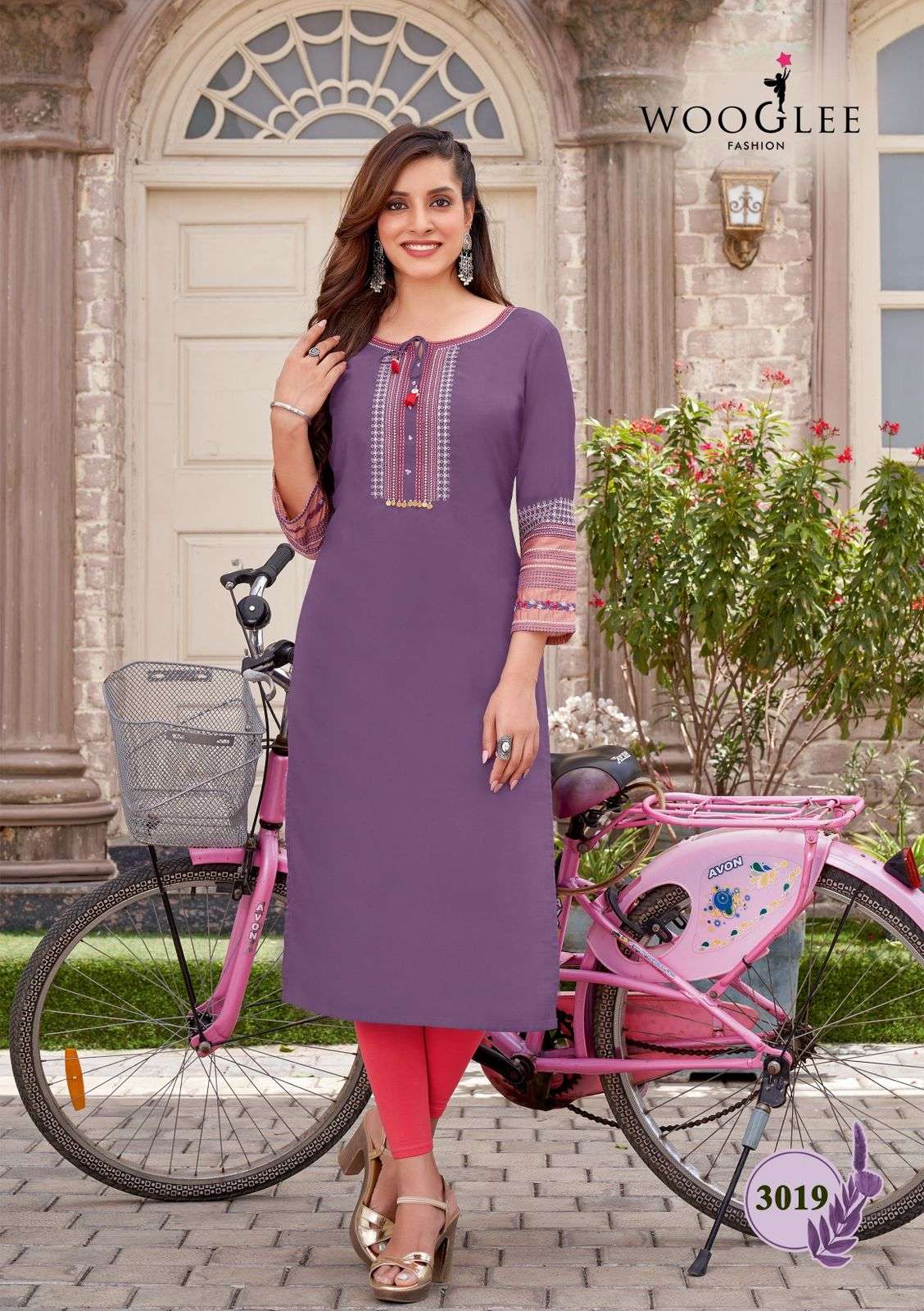 WOOGLEE Salonee Vol 4 Kurti Wholesale catalog