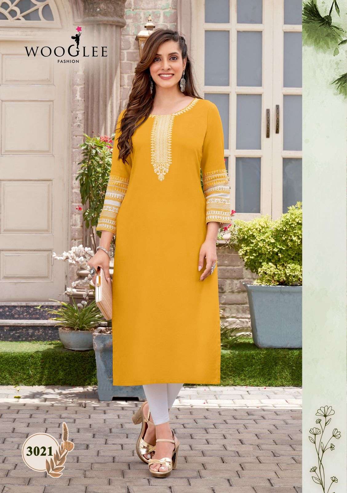 WOOGLEE Salonee Vol 4 Kurti Wholesale catalog