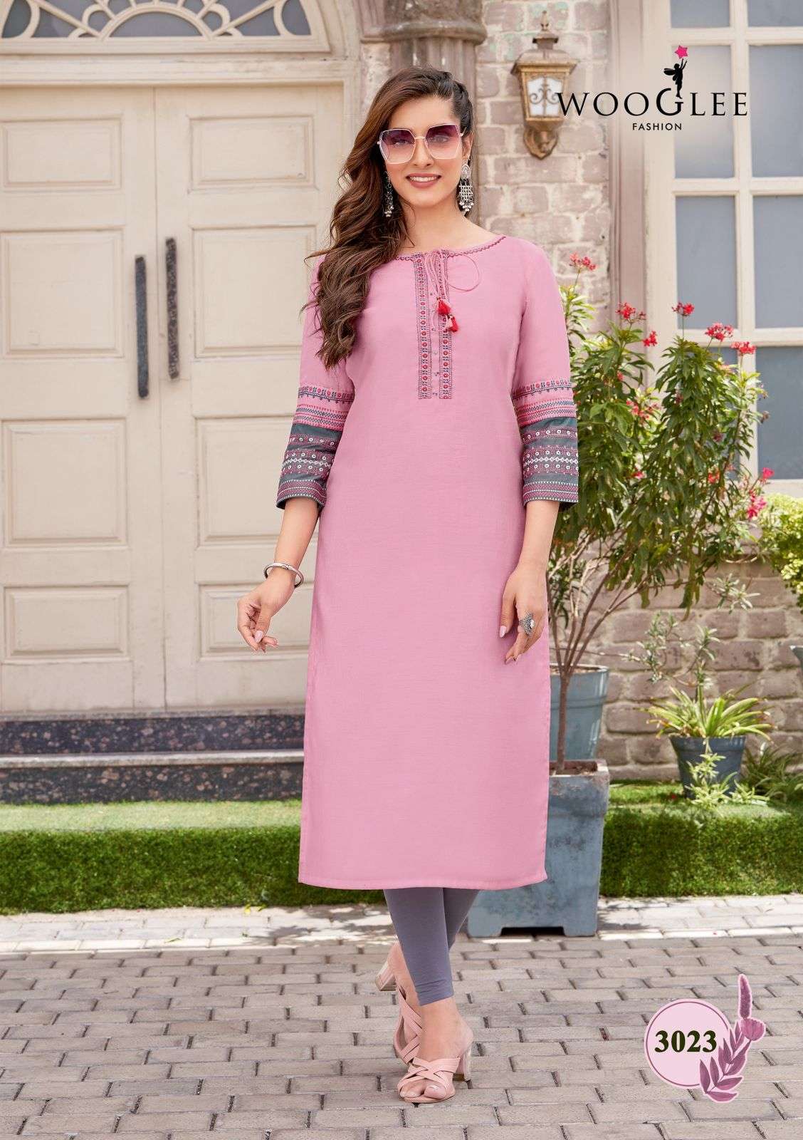 WOOGLEE Salonee Vol 4 Kurti Wholesale catalog