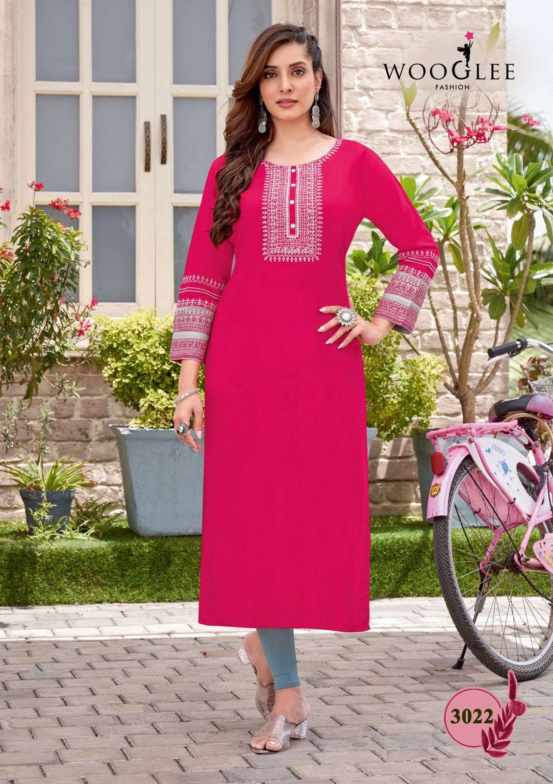 WOOGLEE Salonee Vol 4 Kurti Wholesale catalog