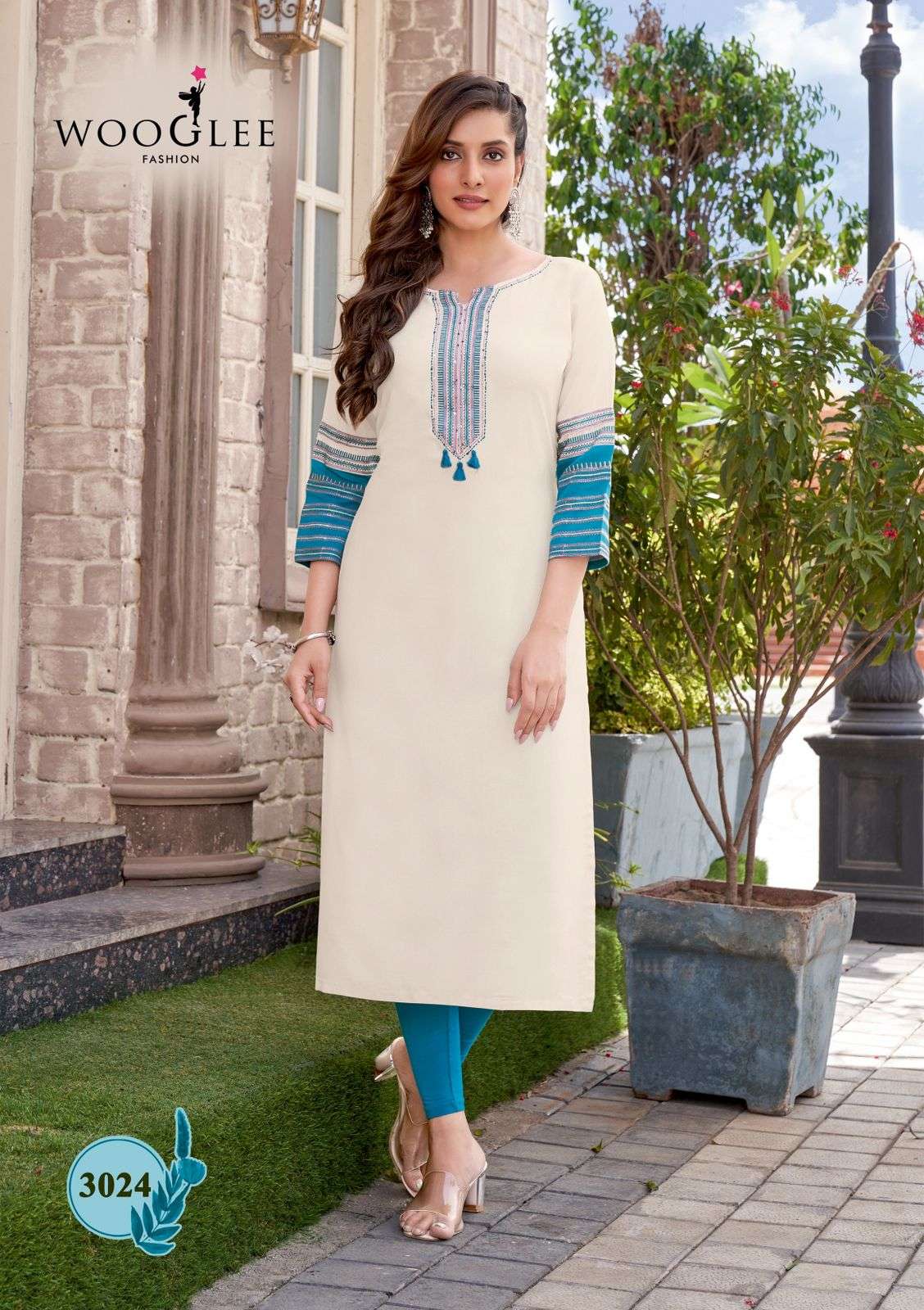 WOOGLEE Salonee Vol 4 Kurti Wholesale catalog