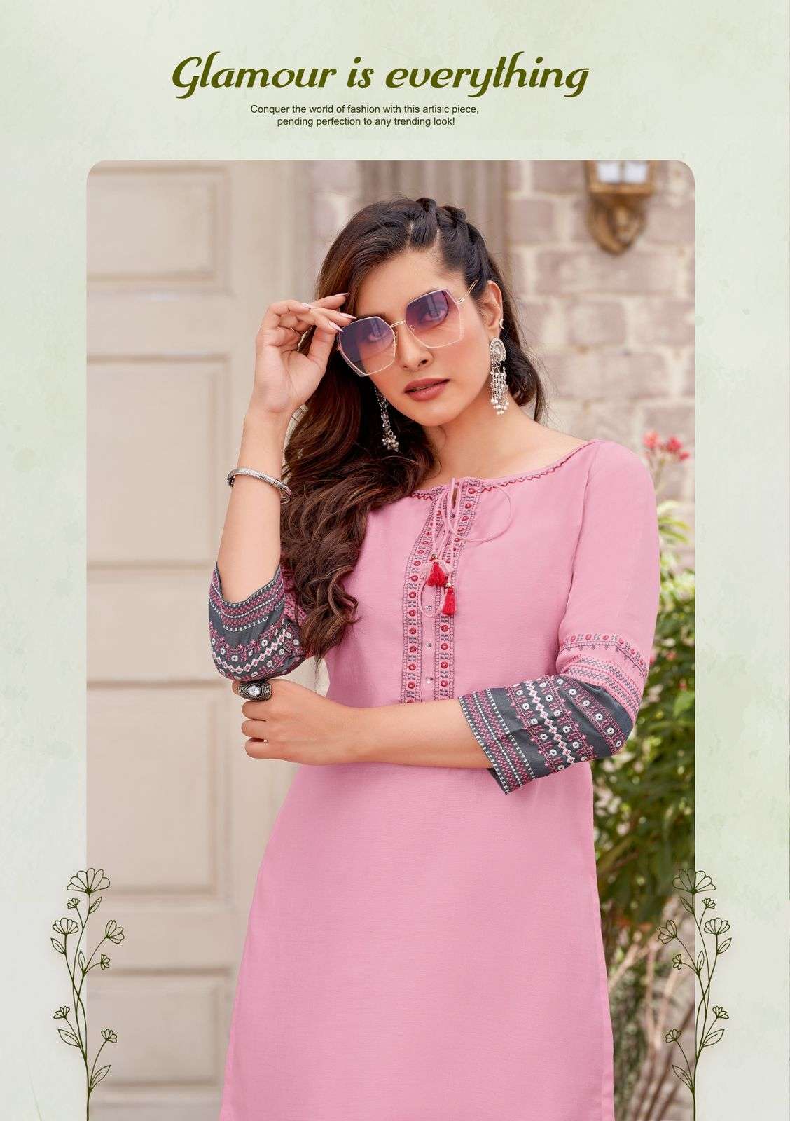 WOOGLEE Salonee Vol 4 Kurti Wholesale catalog