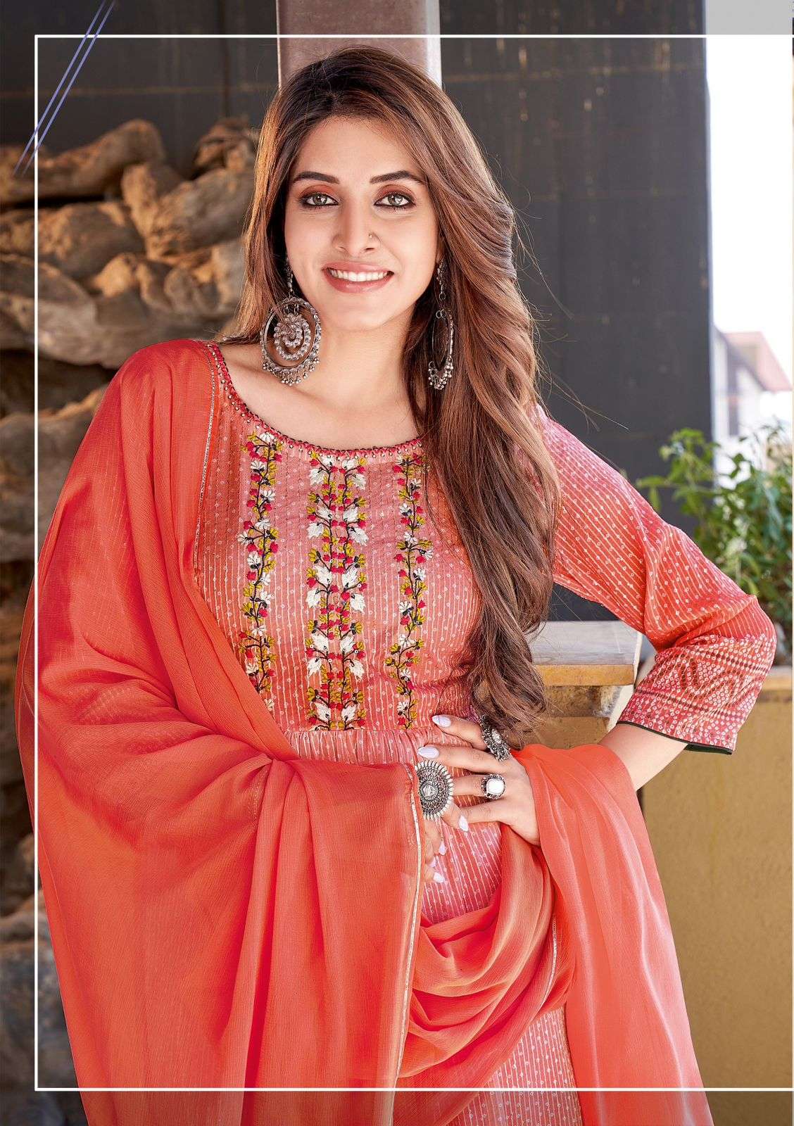 WOOGLEE SUHANI Georgette Digital Kurti Wholesale catalog